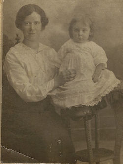 Isobella Matthews and daughter Annie